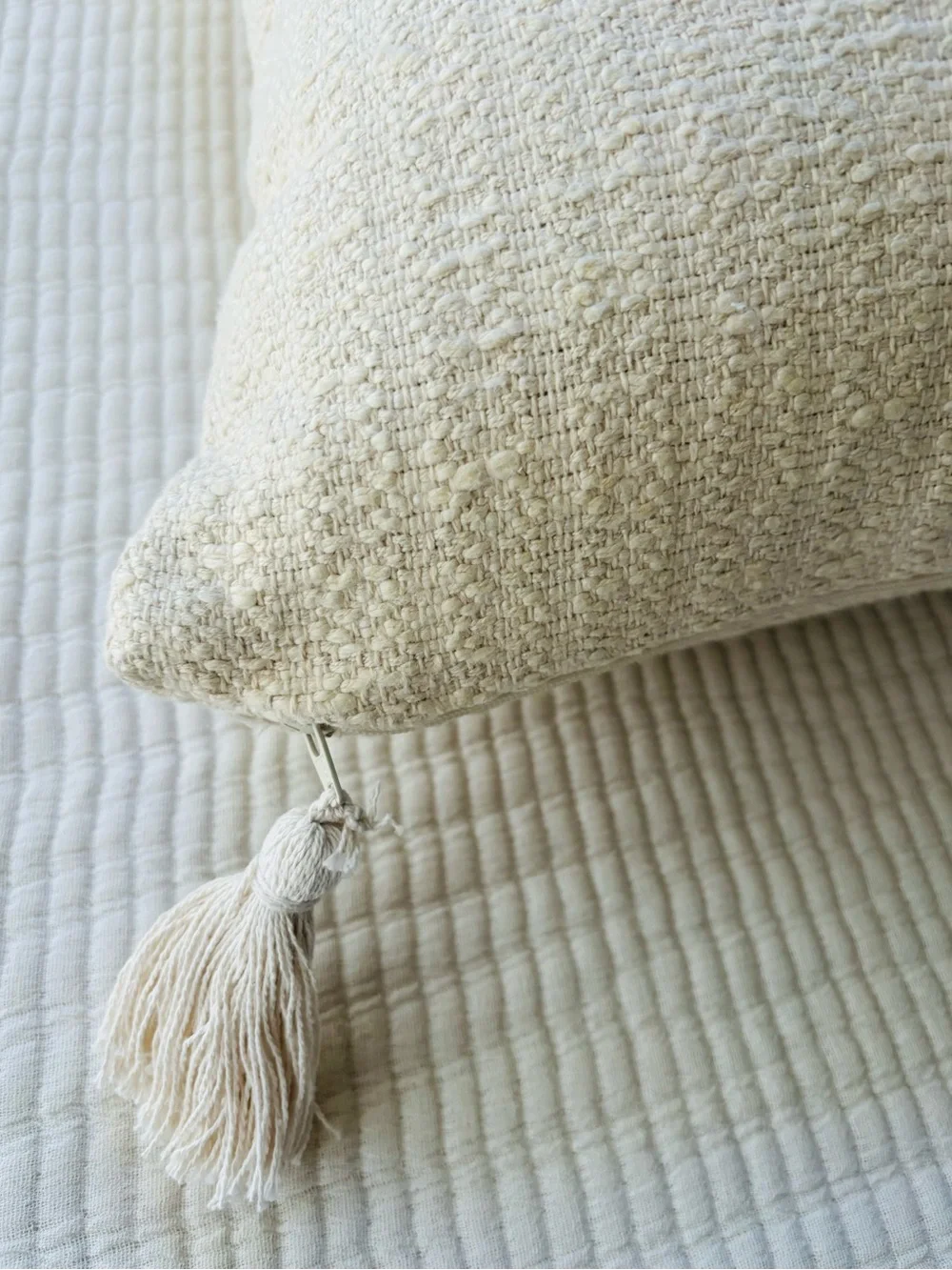 Threshold Designed with Studio McGee Embroidered Frame Square Throw Pillow NWT